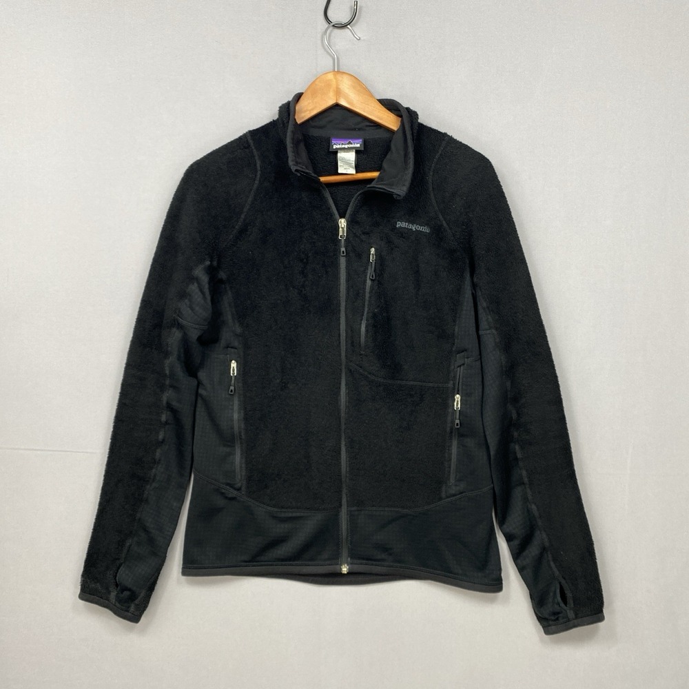Patagonia Jacket Mens S Black R2 Fleece Polartec Regulator Thermal Lightweight